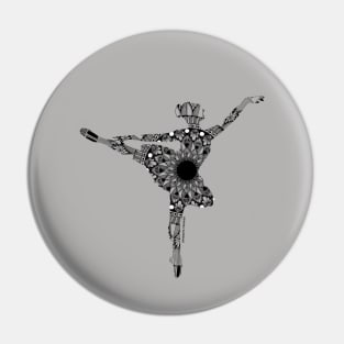 Mandalized Ballet Dancer Pin