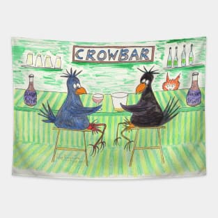 Crow Crowbar Tapestry