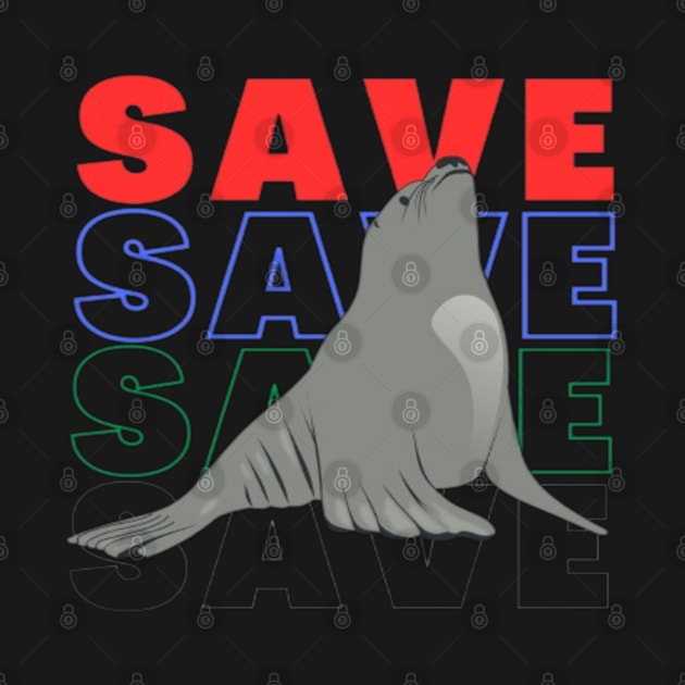 Save Sea Lion by Jerry the Artist