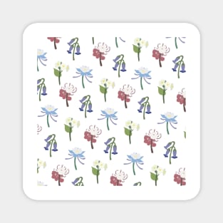 Liyue Flowers Print (White) Magnet