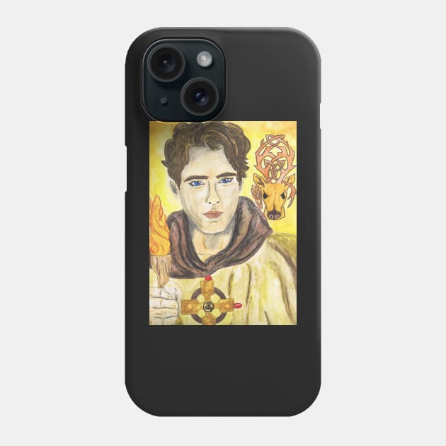 Aidan of Lindisfarne Phone Case by MaureenMarlowe