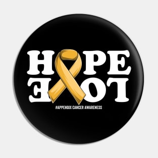 Appendix Cancer Support | Amber Ribbon Squad Support Appendix cancer awareness Pin