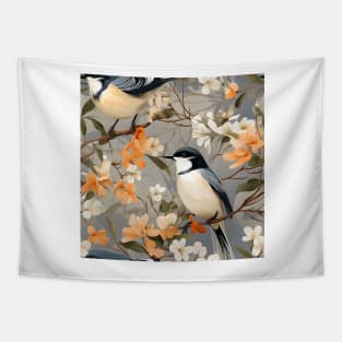 North American Birds - Mockingbird Tapestry