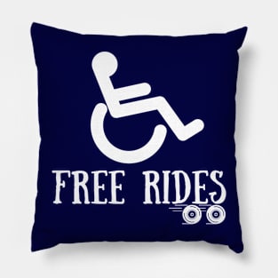 Free rides Missing or amputed leg Pillow