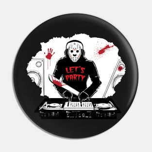 Halloween boogie man DJ Tee Pin