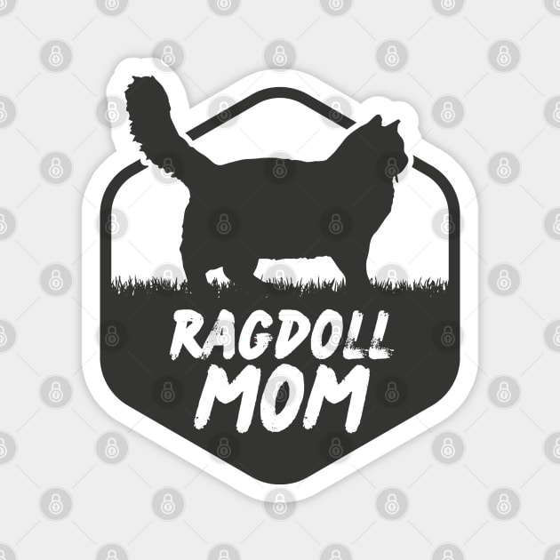 Ragdoll Cat Mom Gift Magnet by The WYLD Tribe