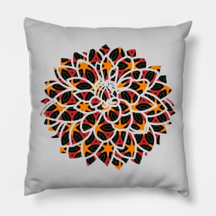 Africa Pattern Flower Design Pillow