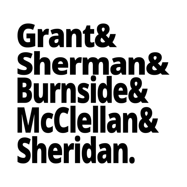 US Civil War History - Union Army Generals - Grant, Sherman, Burnside, McClellan, Sheridan - US Civil War History American History by Yesteeyear