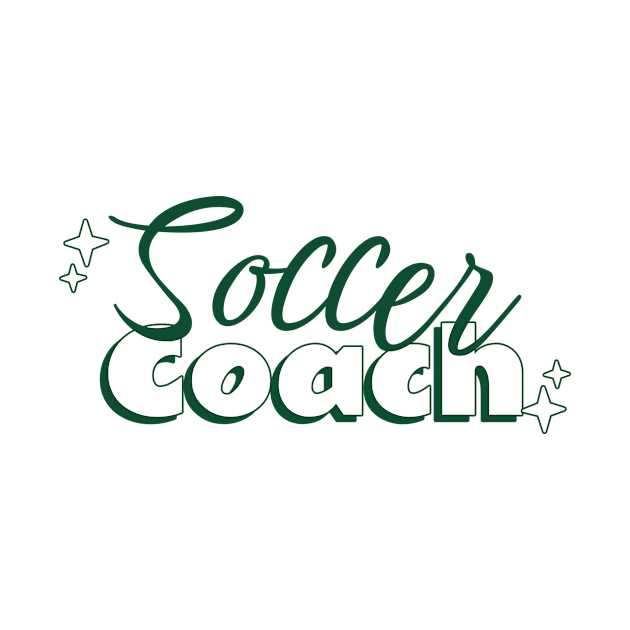 Cute Soccer Coach by DC Bell Design