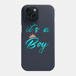 It`s a Boy | Gender reveal party shirts Phone Case