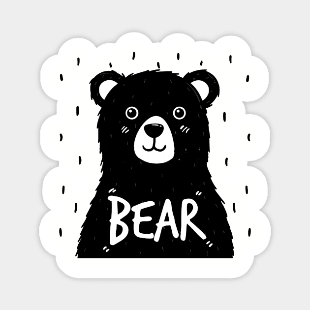 bear Magnet by Quannc