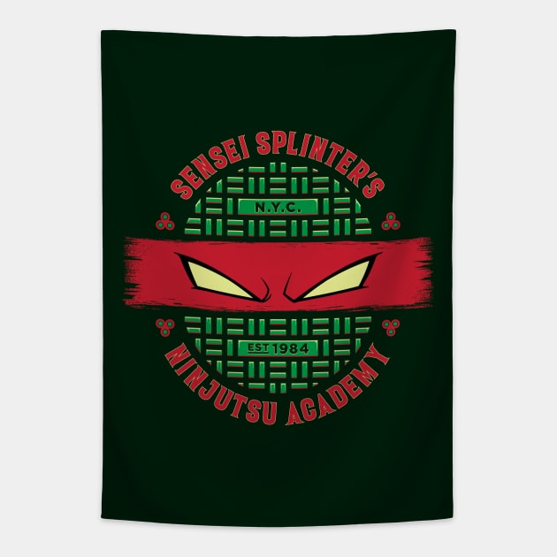 Sensei Splinter's Ninjutsu Academy Tapestry by DCLawrenceUK