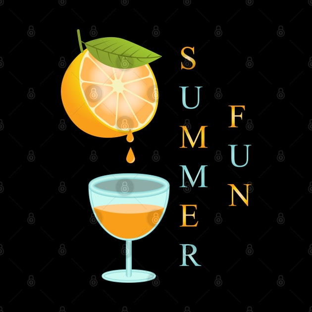 Orange Juice - Summer Fun by Designoholic