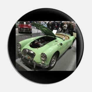 MGA in apple green Pin