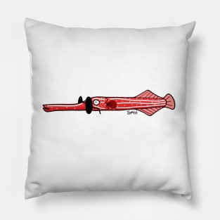 Groovy Trumpetfish Pillow