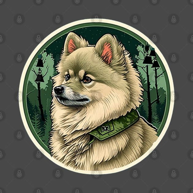 German Spitz Camouflage Motif by Mike O.