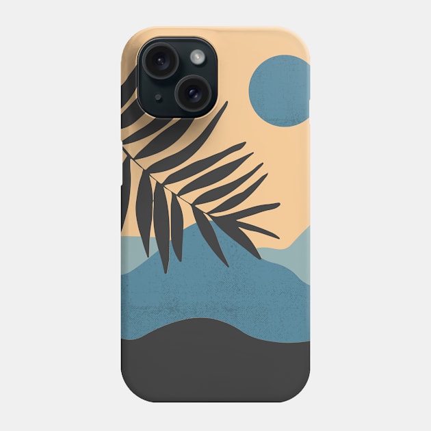 Landscape Art - Mountains Hiking - Sunset Adventure - Blue Lagoon - Seaside Art - Sunrise Mountains Phone Case by waltzart