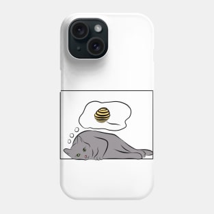 Thoughts of a cat Phone Case