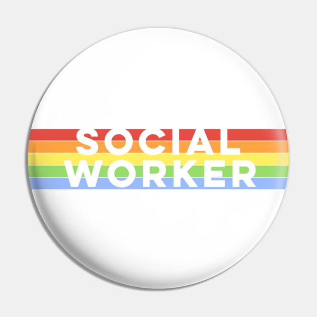 School Social Worker Pin by EtheLabelCo