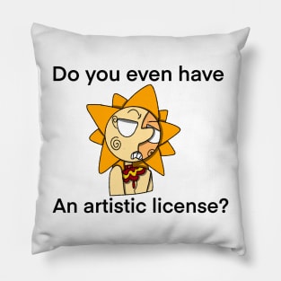 FNAF Help Wanted 2 Sun "Do you even have an artistic license?" Pillow