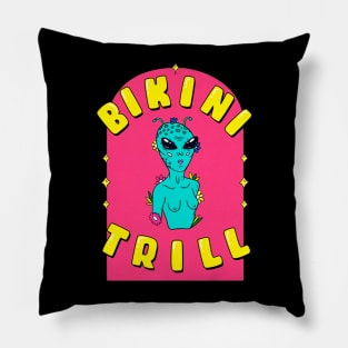 bikini trill Pillow