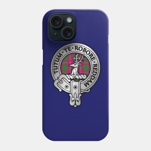 Clan Crawford Crest & Tartan Phone Case