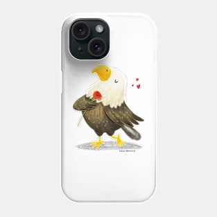 Bald Eagle Bird in love Phone Case