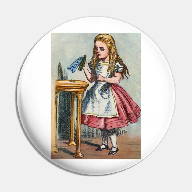Alice in Wonderland Pin by tfortwo