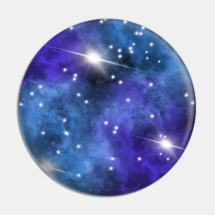 Purple blue Star Nebula Space Galaxy Universe Pin