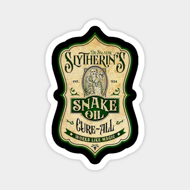 Slytherin's Cure-All Snake Oil Magnet by ACraigL