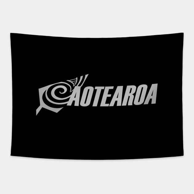 Aotearoa Silver Fern Tapestry by OrangeCup