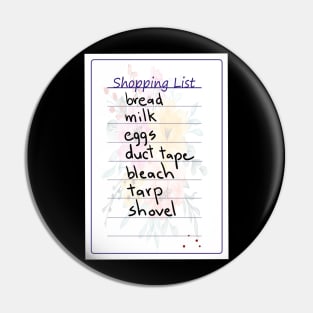 Killer Shopping List Pin