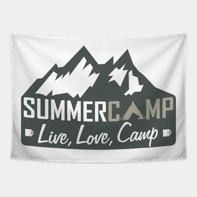 Summer Camptime Tapestry by abbyhikeshop