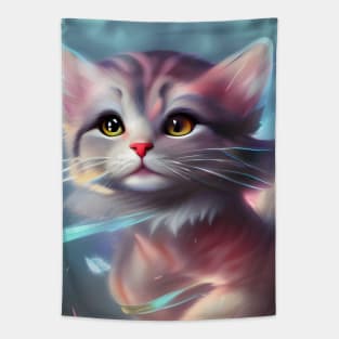 Cute little kitten Tapestry