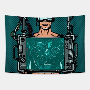 Human Cyborg Tapestry