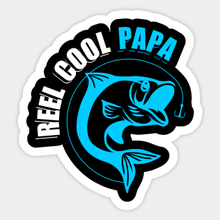 Reel Cool Papa Stickers Teepublic