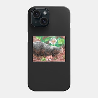 Cute Mole Digging - Full Phone Case