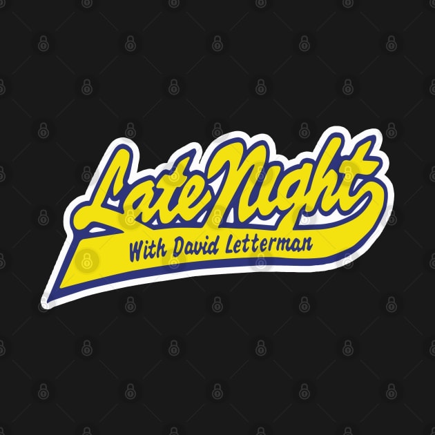 Late Night David Letterman by Niko Neon