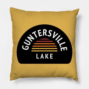 Lake Guntersville Retro Pillow