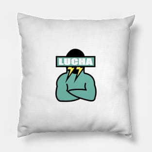 LUCHA LOGO#15c Pillow