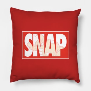 Snap Comic RED Pillow