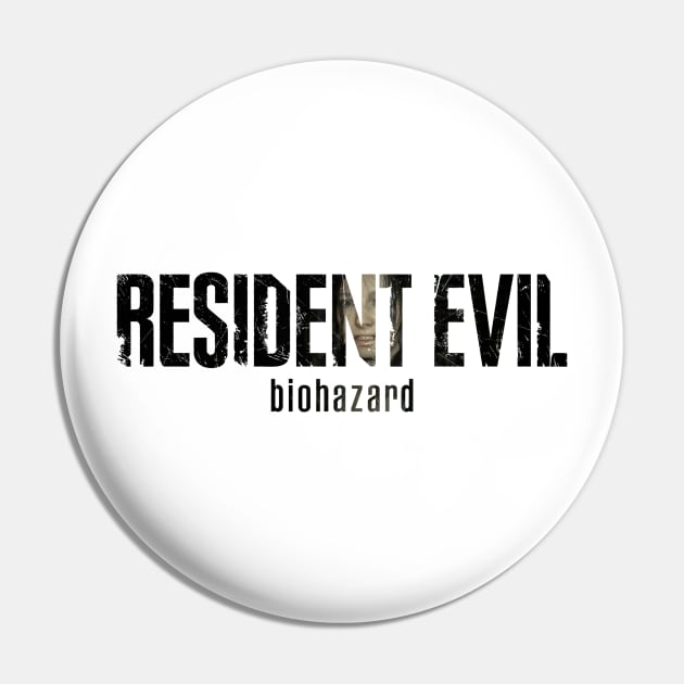 Resident Evil 7 Text Art Pin by TortillaChief