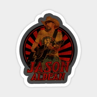 Retro Vintage Jason Aldean Classic Magnet