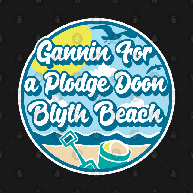 Gannin for a plodge doon Blyth Beach - Going for a paddle in the sea at Blyth Beach by RobiMerch