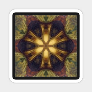 Mandalisa Kaleidoscope [textures] Pattern (Seamless) 12 Magnet