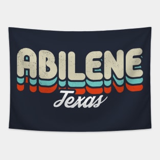 Retro Abilene Texas Tapestry