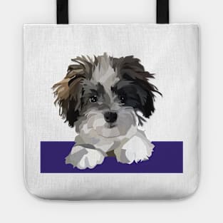 Cute Cavachon Maltese Poodle mix dog Tote