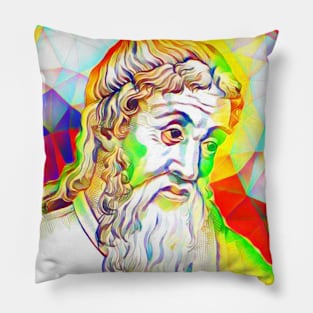 Strabo Colourful Portrait | Strabo Artwork 11 Pillow