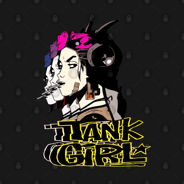 Tank girl t-shirt by Dede gemoy