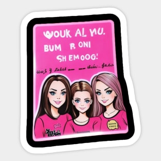 The Burn book. - Mean girls. Sticker for Sale by Duckiechan